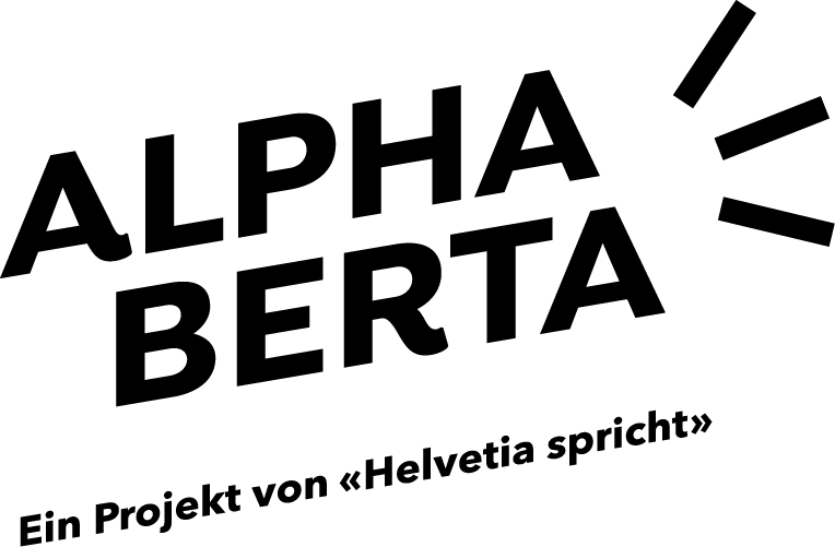 Logo von alphaberta, der Referentinnenplattform. 